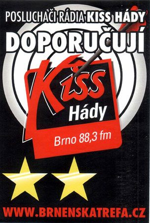 Brněnská trefa - posluchači rádia Kiss Hády doporučují